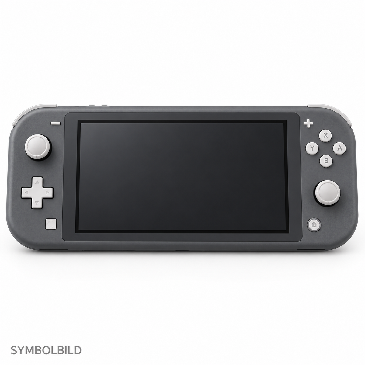 Nintendo Switch Lite in Grau mit weißen Bedienelementen – KI-generiertes Symbolbild, keine Originalaufnahme des angebotenen Gebrauchtgeräts